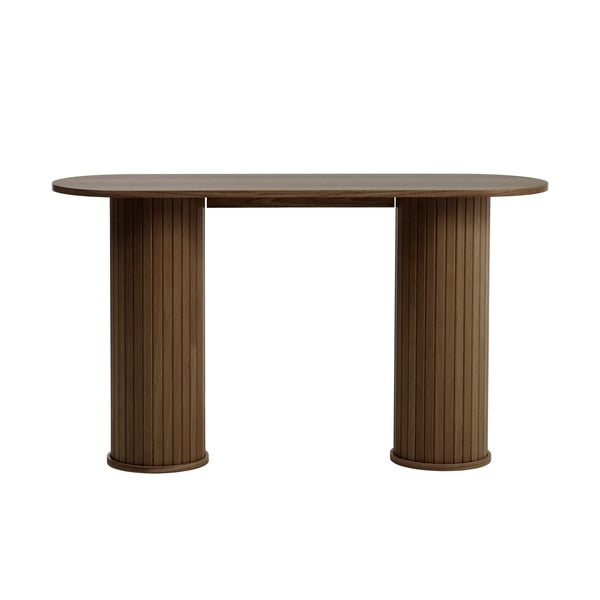 Pruun konsoollaud 40x130 cm Nola - Unique Furniture