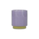 Roheline/lilla keraamiline tass 130 ml Duo - ONA