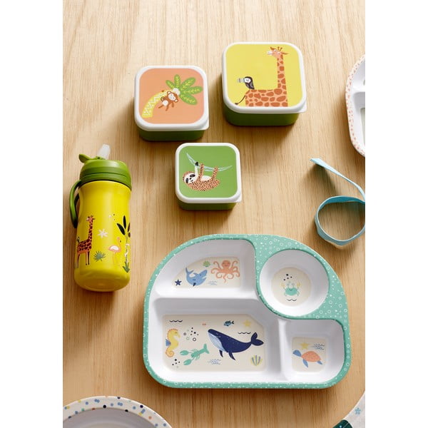 Valge lastetaldrik 27x21 cm Ocean - Ladelle-image-1