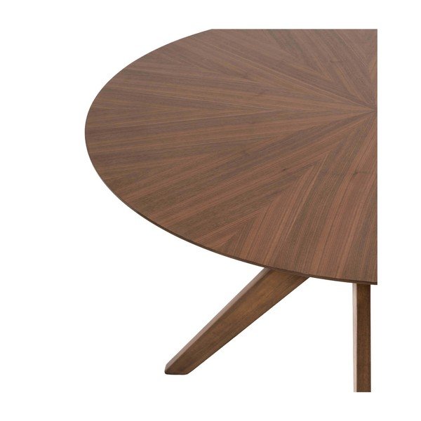 Jídelní stůl v ořechovém dekoru sømcasa Carmel, ⌀ 120 cm-image-2