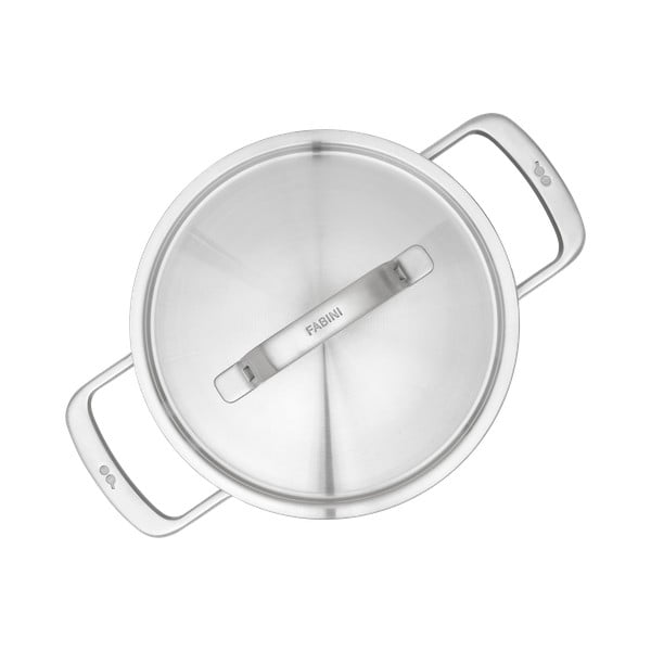 Roostevabast terasest pott induktsioonpliidile koos kaanega 3 l Lucca 3.0 - FABINI-image-3