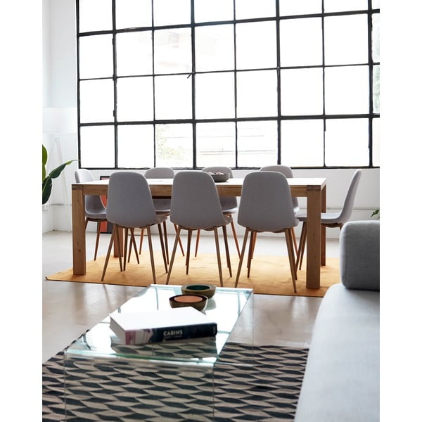 Tammepuust kokkupandav söögilaud , 180 x 90 cm Vivy - Kave Home-image-4