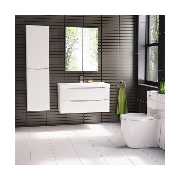 Valge seinapeegel kapis Bony - Tomasucci-image-3