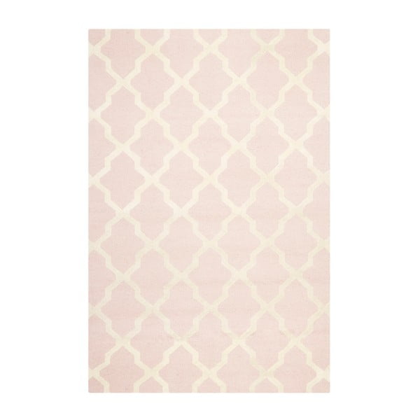Vlněný koberec Ava Baby Pink, 152x243 cm