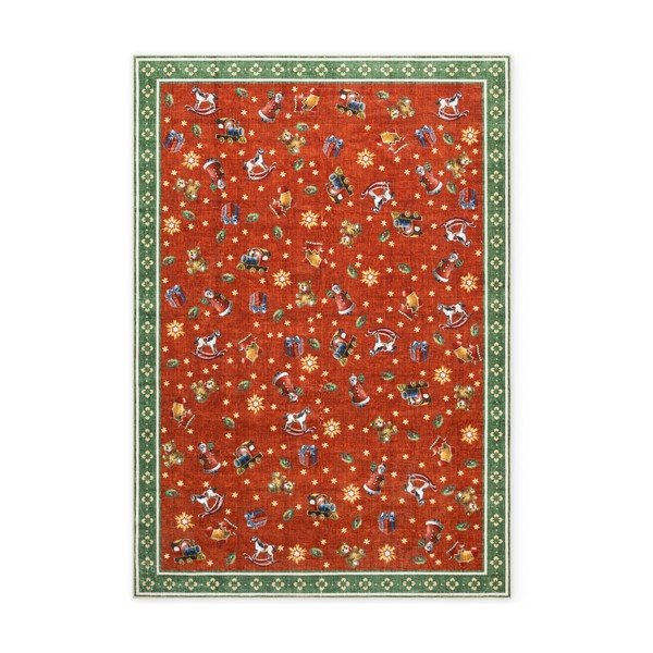 Punane/roheline vaip jõulumotiividega 160x230 cm Toy's Delight Nostalgic Noel Red Green - Villeroy&Boch-image-4