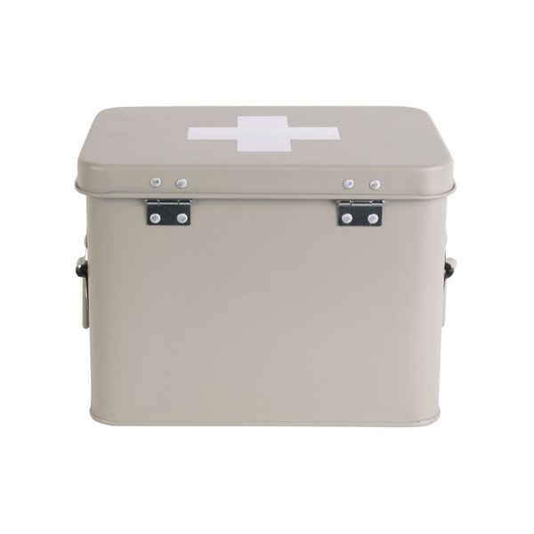 Beež metallist ravimikapp Meditsiin, laius 21,5 cm - PT LIVING-image-4