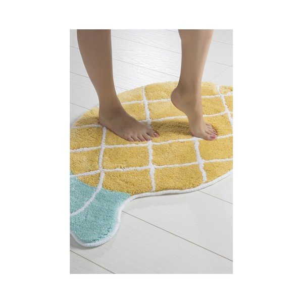 Kollane vannitoamatt Russmo Ananas, 100 x 60 cm - Foutastic-image-2