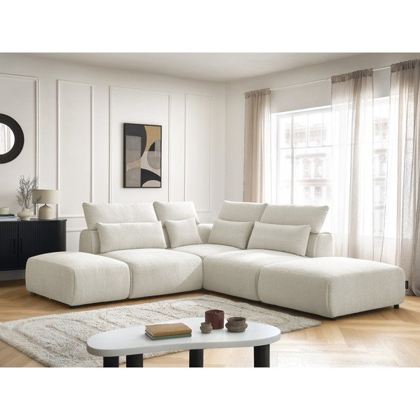 Valge lamav mooduldiivan Jana - Bobochic Paris-image-1