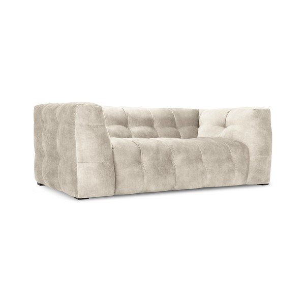 Beež sametne diivan , 208 cm Vesta - Windsor & Co Sofas-image-3