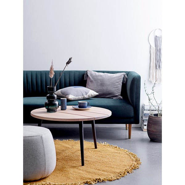 Kollane džuudist vaip Sun, ⌀ 150 cm - Bloomingville-image-1