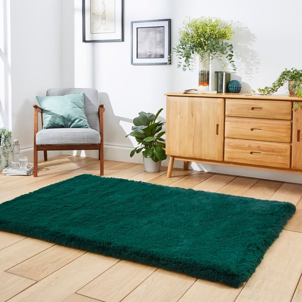 Smaragdroheline vaip Super Teddy, 150 x 230 cm Super Teddy - Think Rugs-image-2
