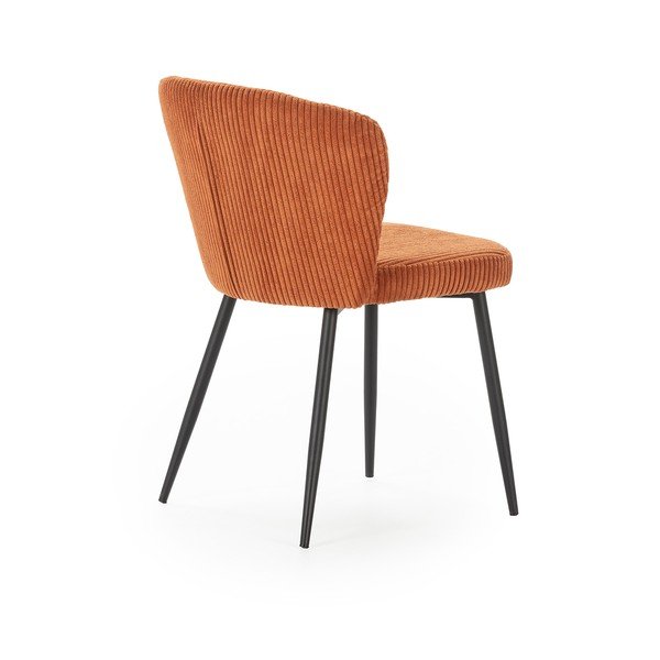 Oranžid velvetist söögitoolid 4tk komplektis Megan - Marckeric-image-4