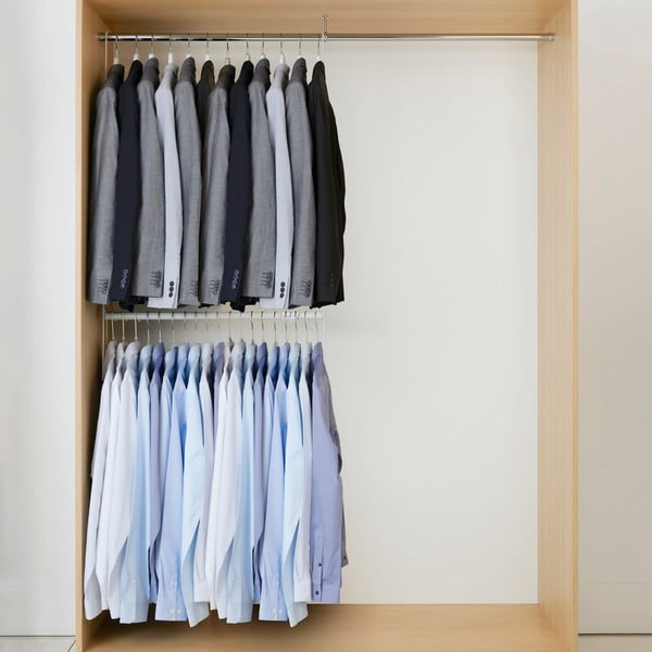 Komplekt 2 redelit ja laiendatav riidepulk Muro - Compactor-image-1