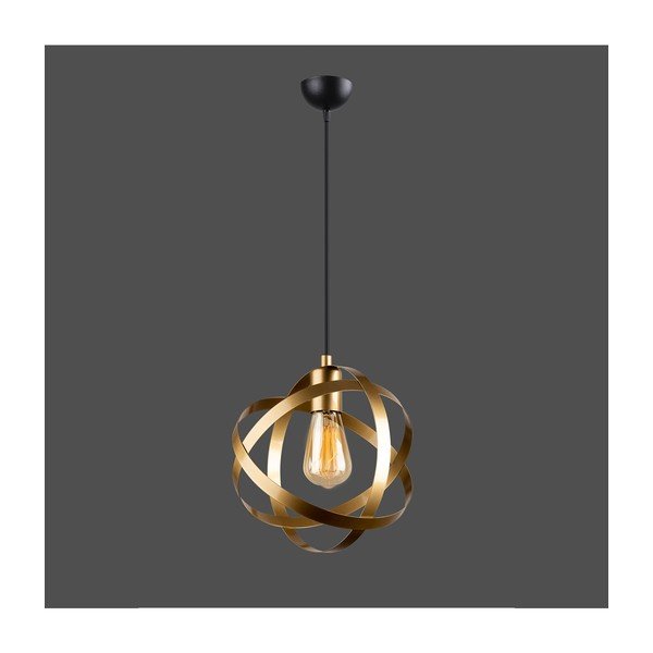 Metallist rippvalgusti kuldset värvi Lama - Squid Lighting-image-1