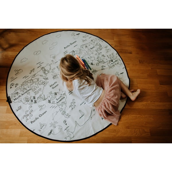 Värviline lastevaip , ø 130 cm Colouring World - Butter Kings-image-4