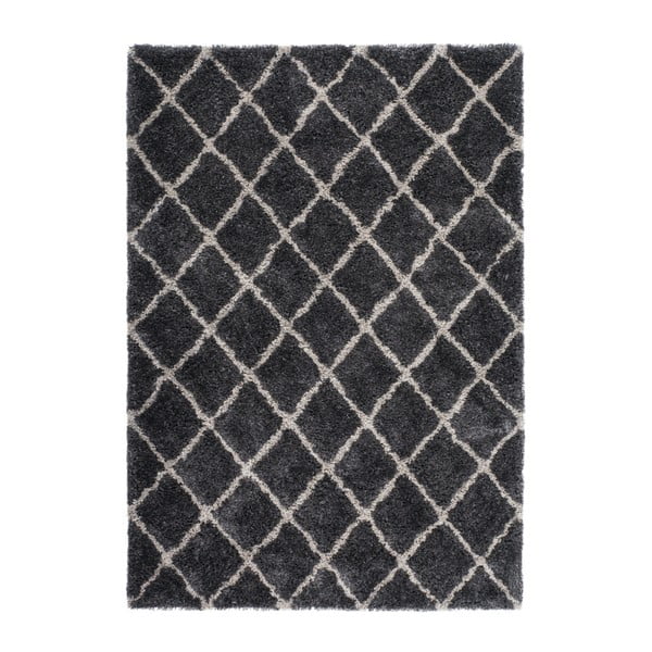 Černý koberec Kayoom Finesse, 120 x 170 cm