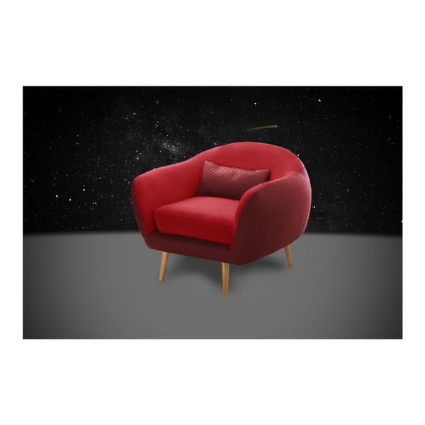Červené křeslo Scandi by Stella Cadente Maison Meteore-image-3