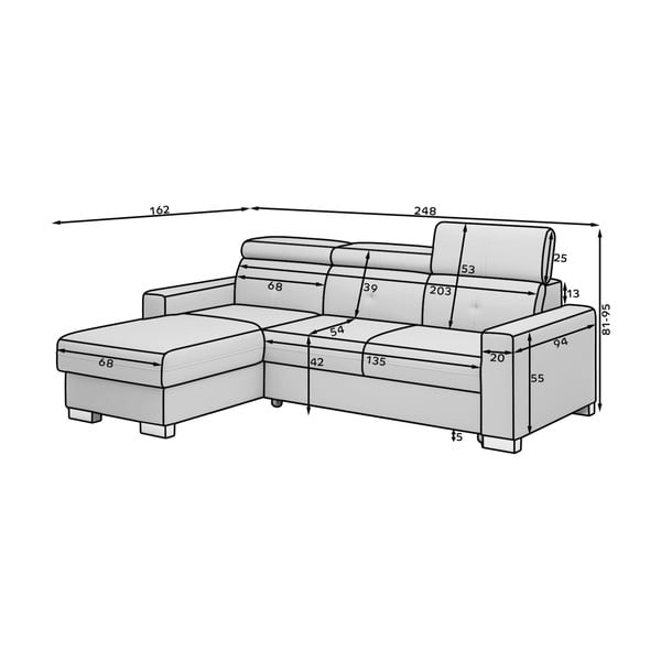 Hall lahtikäiv/sahtliga nurgadiivan (parem nurk/lamamisosaga) Fresia – ELTAP-image-2