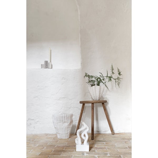 Valge polüresiinist vaas (kõrgus 22 cm) Shell - Mette Ditmer Denmark-image-3