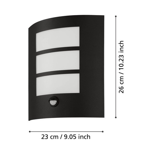 Välitingimustes kasutatav seinavalgusti (kõrgus 26 cm) CITY - EGLO-image-2