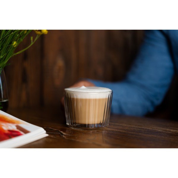 2 klaasist cappuccino tassi komplektis (250 ml) Livio Duo - Vialli Design-image-3