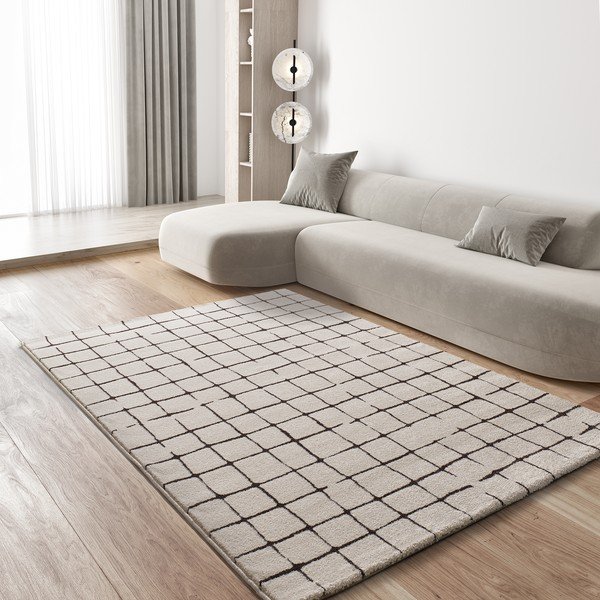 Kreem vaip 200x290 cm Retro - Universal-image-1