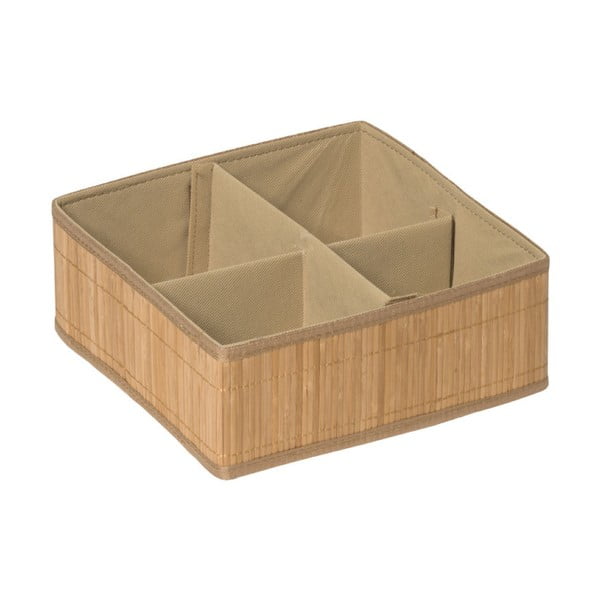 Bambusový úložný box se 4 přihrádkami Premier Housewares Kankyo