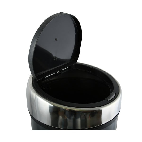 Tumehall puutetundlik terasest prügikast 30 l - MSV-image-3