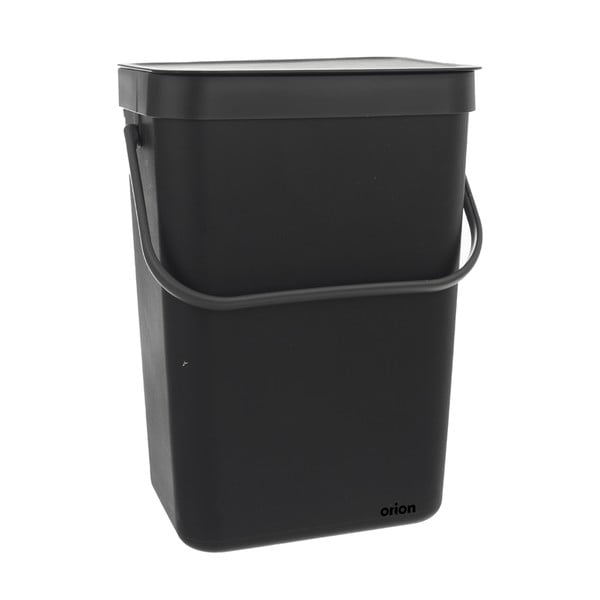 Must plastikust prügikast 10 l - Orion