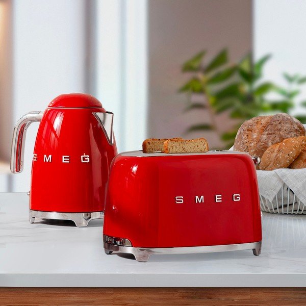 Punane röster 50's Retro Style - SMEG-image-1