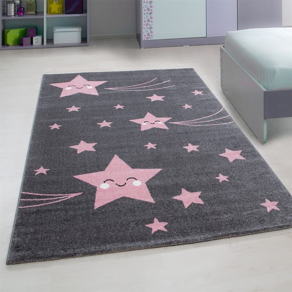 Roosa-hall laste vaip 160x230 cm Kids - Ayyildiz Carpets-image-1