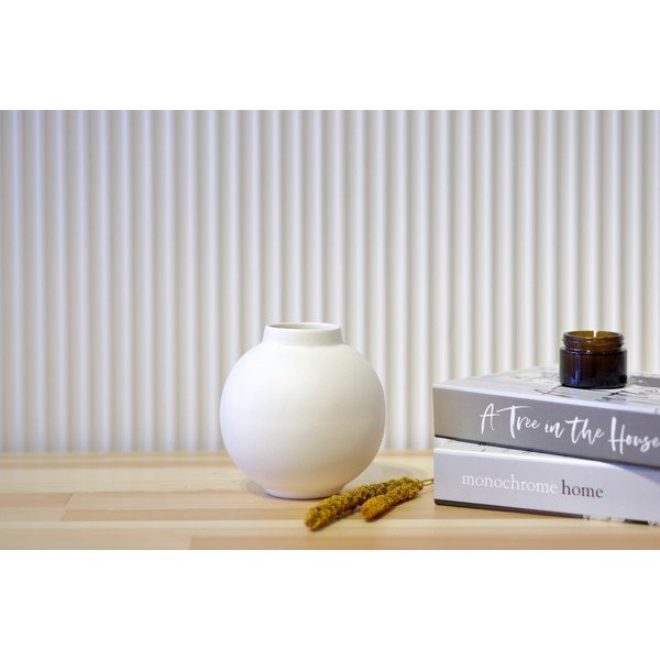 Valge keraamiline vaas Topik - Rulina-image-1