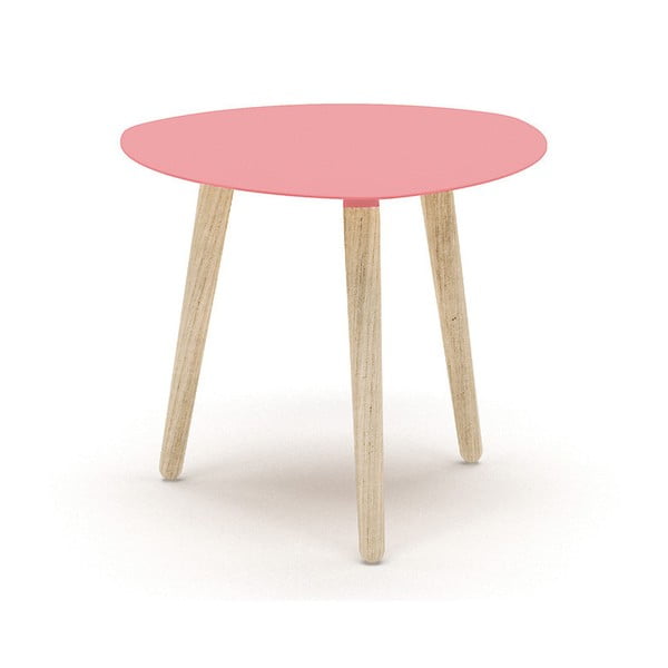 Růžový příruční stolek MEME Design Nord Petalo