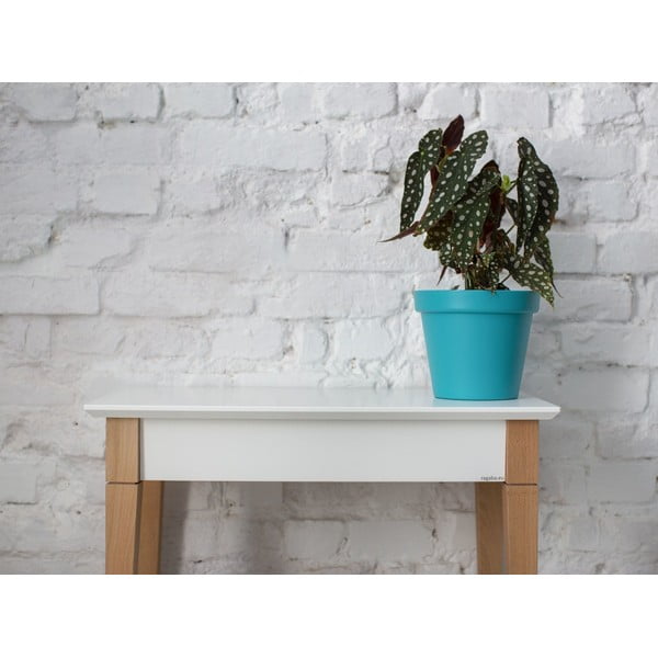 Valge konsoollaud, laius 65 cm Mimo - Ragaba-image-4