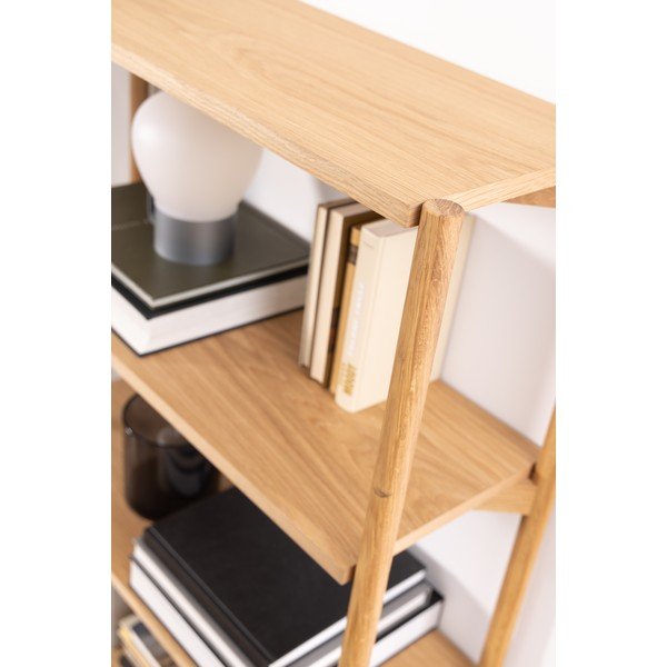 Raamaturiiul tammepuidust 86x160 cm Braidwood - Actona-image-4