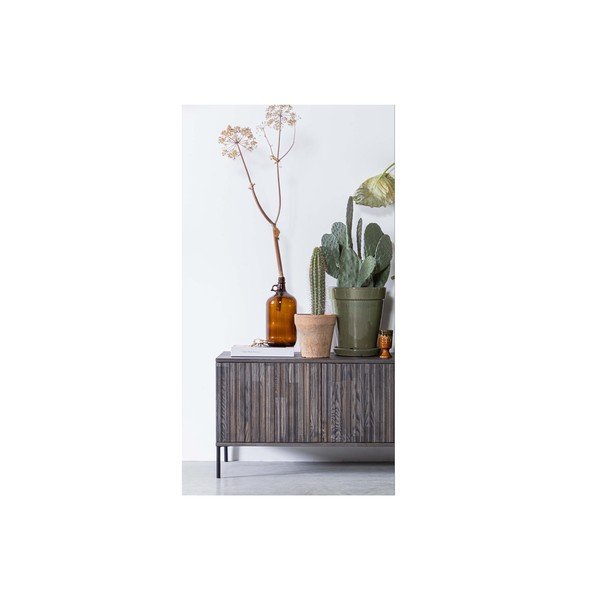 Pruun TV-alus 100x56 cm Gravure - WOOOD-image-1