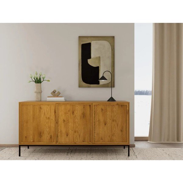Tammepuust kummut naturaalses värvitoonis 158x80x40 cm Palmdale - Actona-image-1