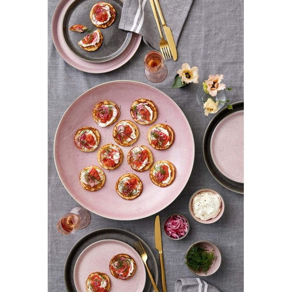 Roosa keraamiline taldrik ø 27 cm Mensa - Bitz-image-4