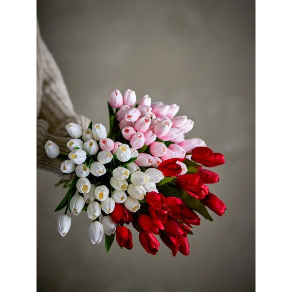 Kunstlill (kõrgus 32 cm) Tulip - Bloomingville-image-3