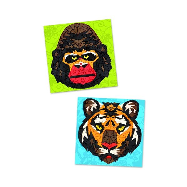 Komplekt 2 ZOO mosaiigi valmistamiseks - Djeco