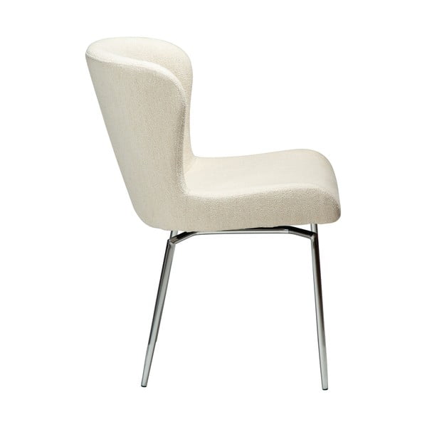 Kreemjas polsterdatud söögitool Glam – DAN-FORM Denmark-image-1