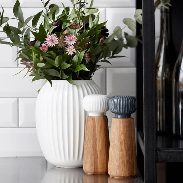 Valge kivitoorne vaas Hammershoi, ⌀ 16,5 cm Hammershøi - Kähler Design-image-2