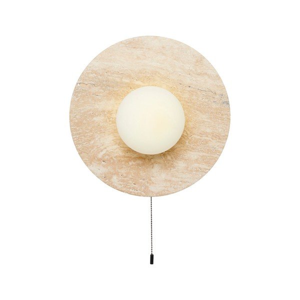 Beež kivist seinalamp ø 12 cm Hilde - Opviq lights