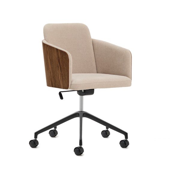 Pruun polsterdatud kontoritool Madai - Kave Home