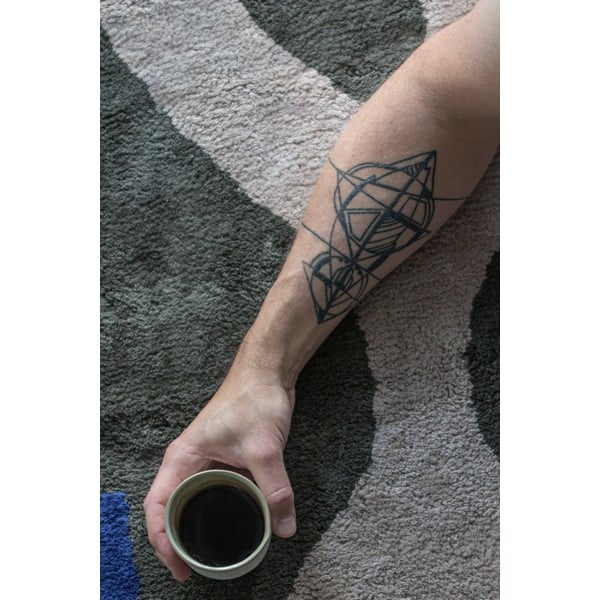 Tumeroheline pestav puuvillane vaip 50x80 cm Figura - Mette Ditmer Denmark-image-2