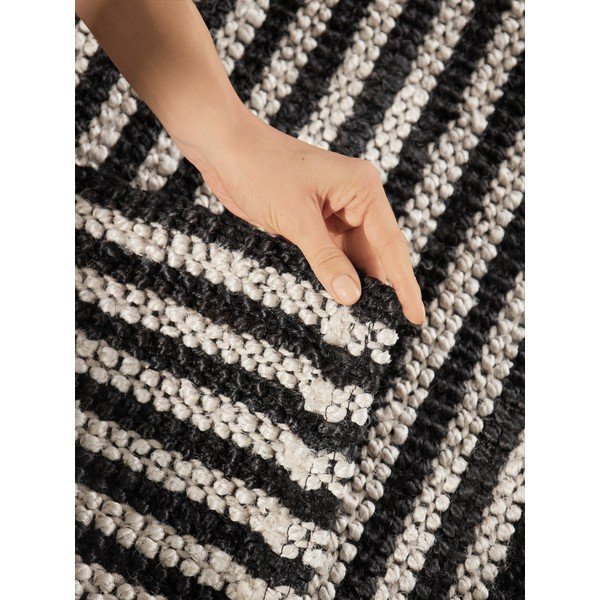 Must käsitsi kootud džuudist vaip 160x230 cm Harvest Ebony - Elle Decoration-image-4
