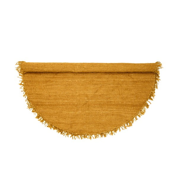 Kollane džuudist vaip Sun, ⌀ 150 cm - Bloomingville-image-2