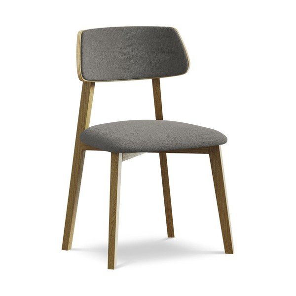 Hall täispuidust söögitool Niu - Makamii