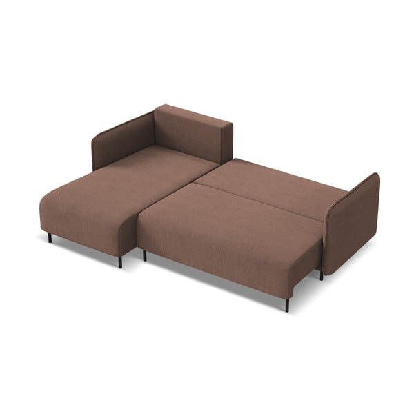 Roosa diivanvoodi hoiunurgaga diivan (vasakpoolne nurk) Luana - Makamii-image-3