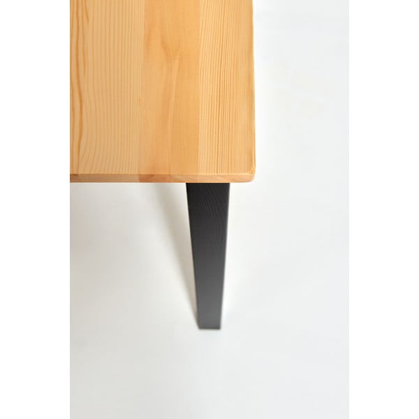 Mustast männipuidust söögilaud , 70 x 70 cm Sydney - Bonami Essentials-image-3